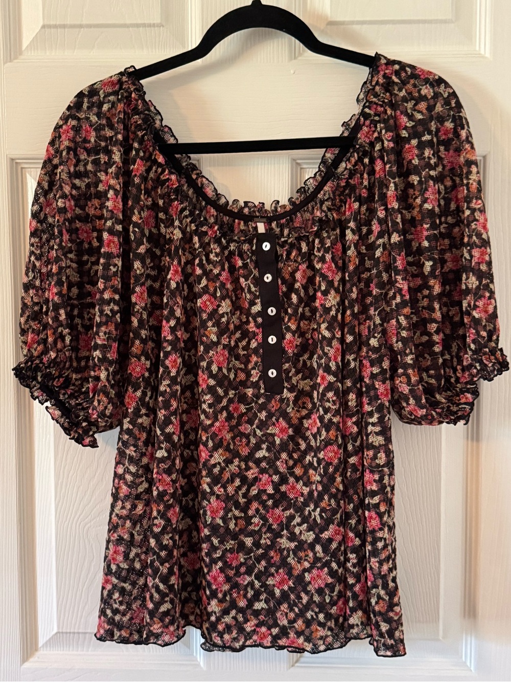 Free People Astra Peasant Top